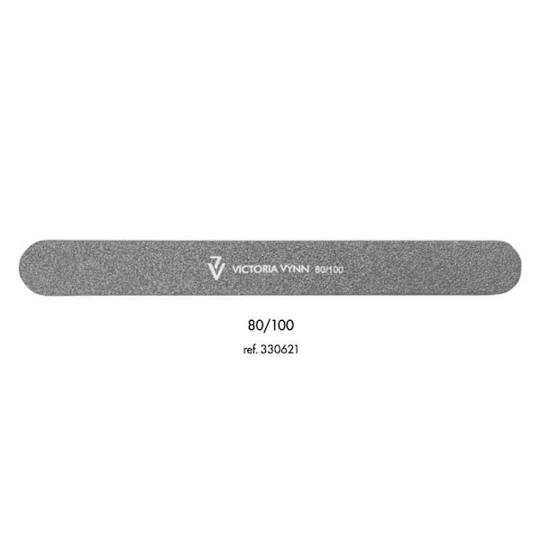 10-pack Nagelfilar - Rak - 80/100 - Victoria Vynn  - Svart Svart