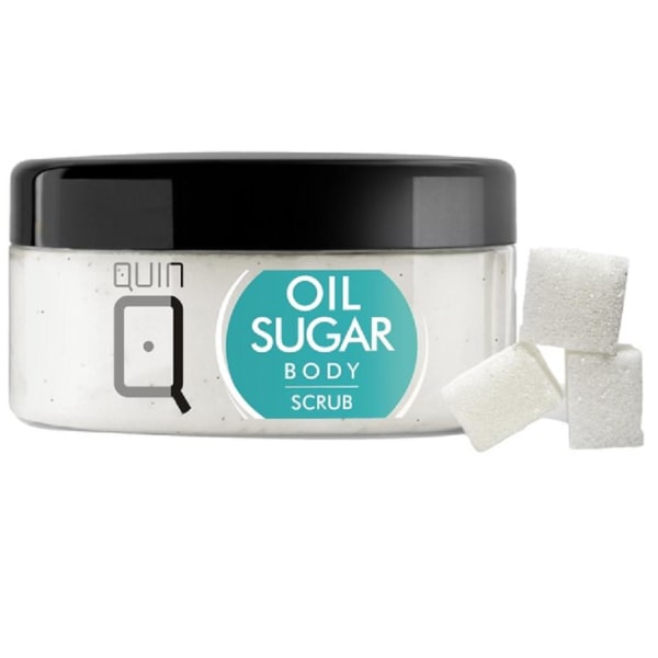 Quin - Natural Sugar - Body scrub - 380g Transparent
