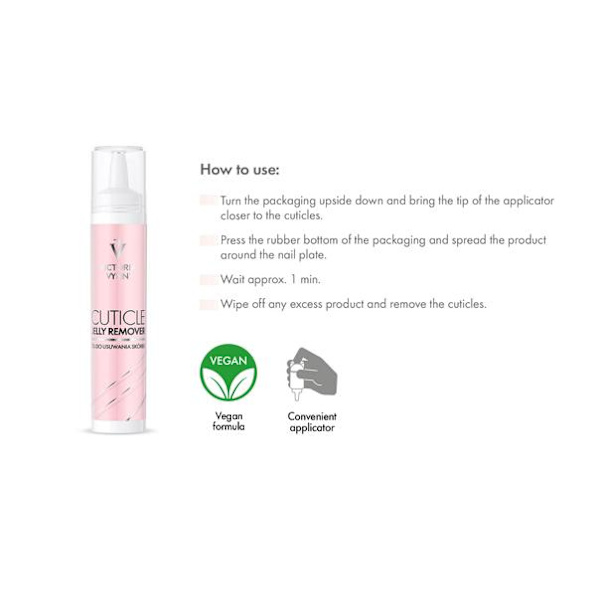 Cuticle Remover - Victoria Vynn - Jelly - 30 ml Ljusrosa