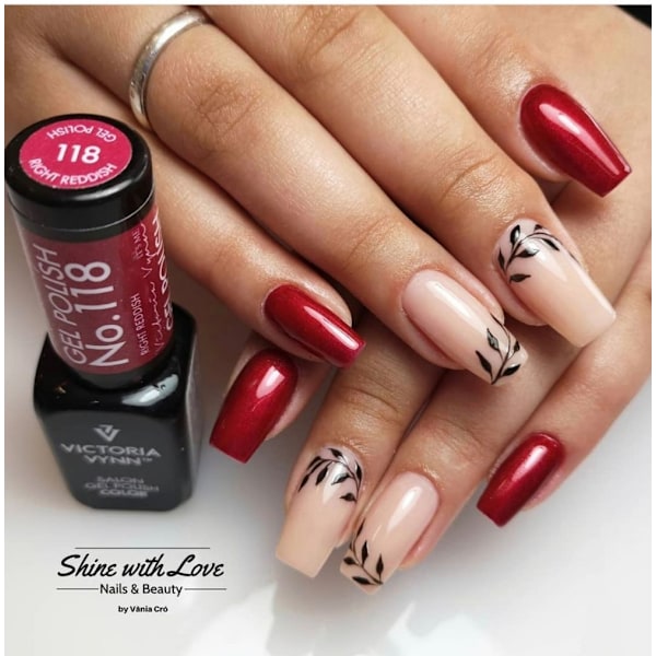 Victoria Vynn - Gel Polish - 118 Right Reddish - Gellack Wine red