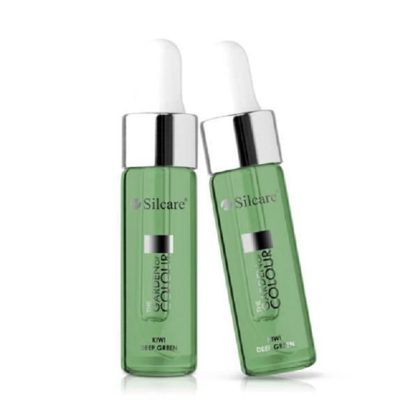Cuticle oil - 15 ml - Dropper - Kiwi - Silcare Green