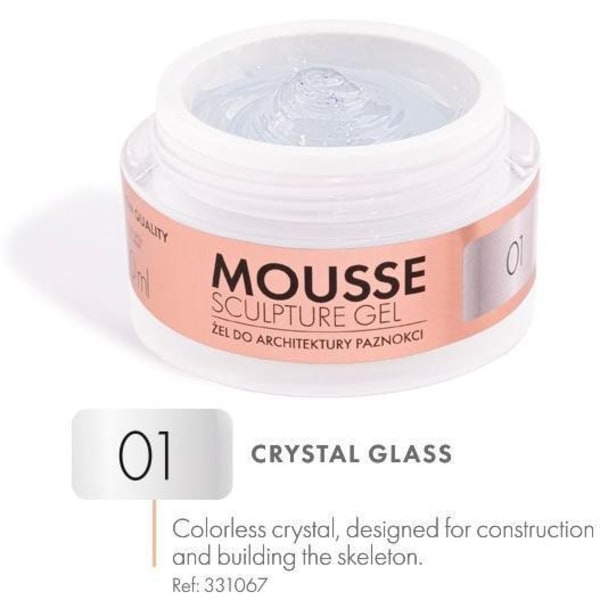 Victoria Vynn - Mousse Sculpture gel - 50ml - Crystal glass 01 Transparent