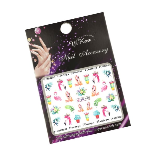 Vesitarrat - Flamingo - BN-920 - Kynsille Multicolor