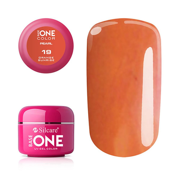 Base one - UV Gel - Pearl - Orange Sunrise - 19 - 5 gram Orange