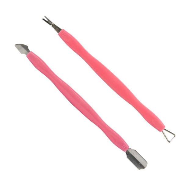 2 kpl - Kynsinauhojen työkalut - Vaaleanpunainen Pink