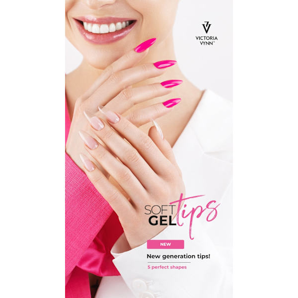 Tippar - Medium Square - Soft gel tips - Victoria Vynn Transparent