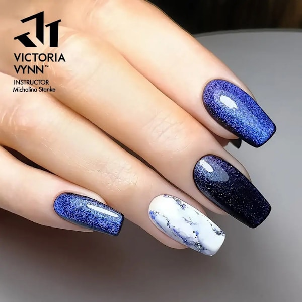 Victoria Vynn - Gel Polish - 233 Stone Cat Eye - Gellack Blå