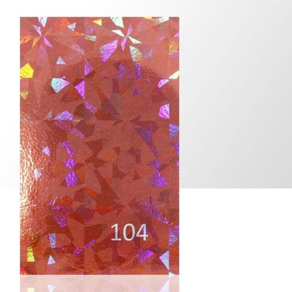 Nagel folie - Laser effect - 048 - 92 Multicolor