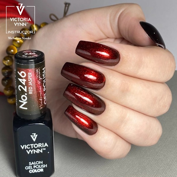Victoria Vynn - Gel Polish - 246 Stone Cat Eye - Gellack Red