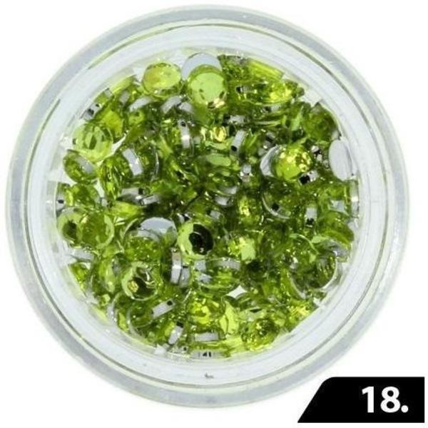 Zirkonsten (Glas) - 3 mm - 200 stk - 18 Light green