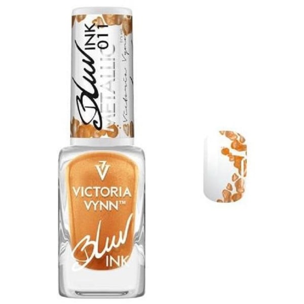 Victoria Vynn - Blur Ink - 011 Metallic - Dekorativ lak Orange