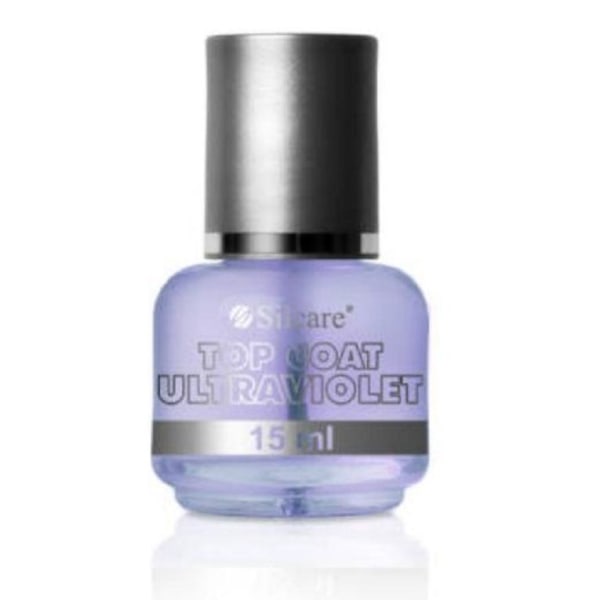 Top coat  - Ultraviolet - 15 ml - Silcare Transparent