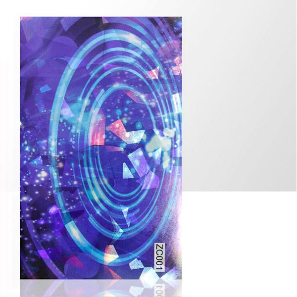 Nagel folie - Laser effect - 014 - 224 Multicolor