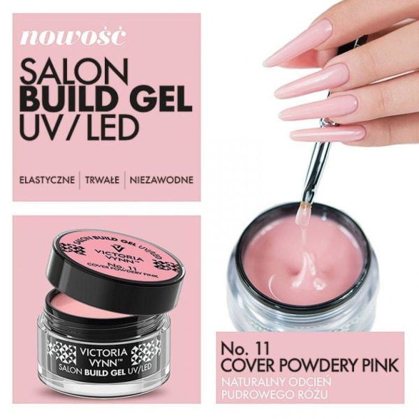 Victoria Vynn - Builder 15ml - Cover Powdery Pink 11 - Jelly Pink