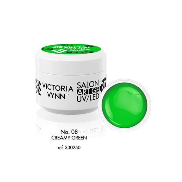 Victoria Vynn - Art Gel 3D - 08 Creamy Green - Gelé Grön