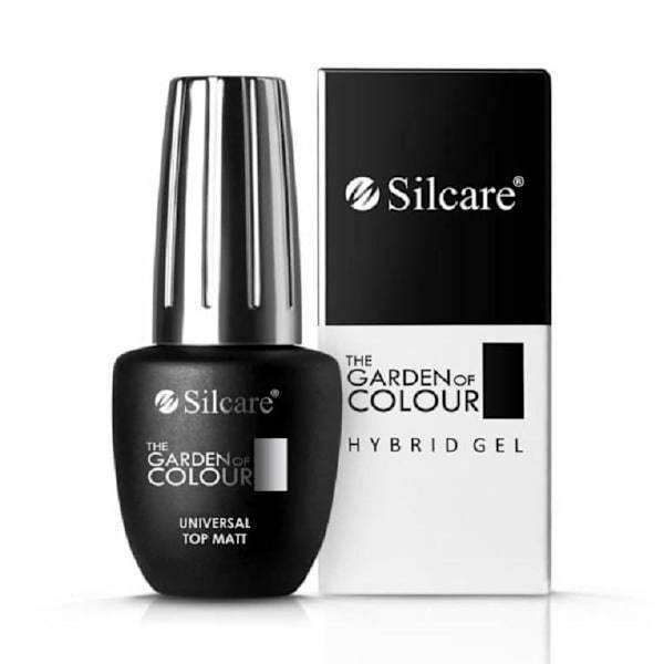 The Garden of Colour - Universal Top Matt - 9 gram - Silcare Transparent