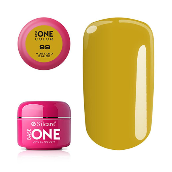 Base one - Farve - UV Gel - Sennepssauce - 99 - 5 gram Yellow
