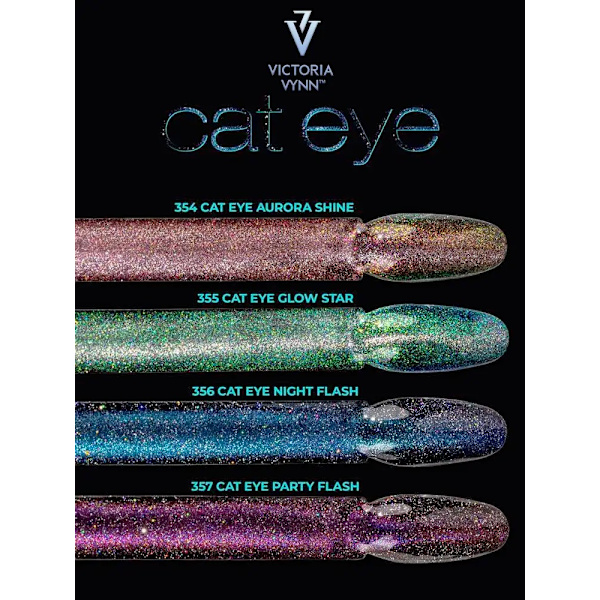Victoria Vynn - Gel Polish - 354 Aurora Shine - Cat Eye - Gellack Brun
