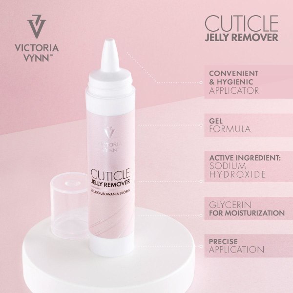 Cuticle Remover - Victoria Vynn - Jelly - 30 ml Ljusrosa