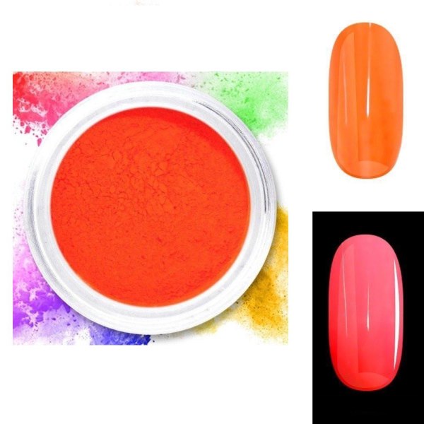 Neon pigment / pulver - Orange 06 Orange