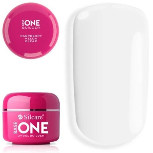 Base One - Builder - Clear - Raspberry & Melon - 30g - Silcare Transparent