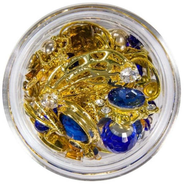 Dekorationer - Mix - Gold - 03 - Sapphire multifärg