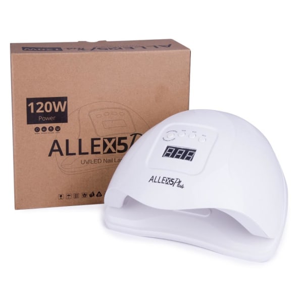 UV/LED 120W - Kynsilamppu - Allelux X5 Plus - Valkoinen White