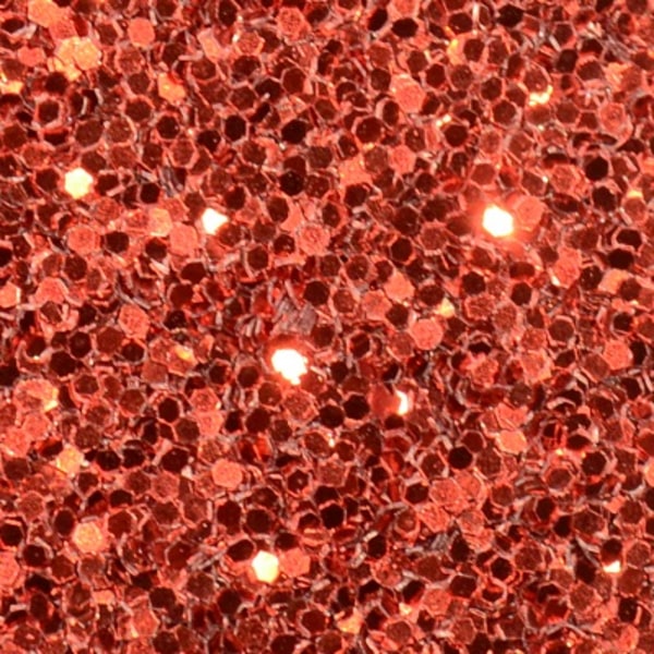 RED Glitter Hex - 1mm