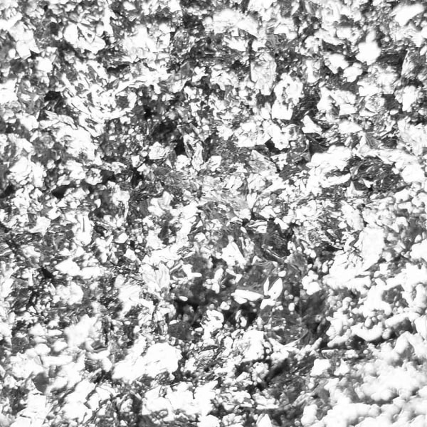 Kynsikoristeet - Metalli/Alu-hiutaleet - 01 Silver