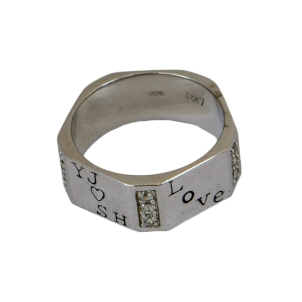 Love - Eksklusiv ring i sølv med Cubic Zirconia sten one size