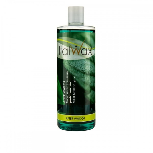 Italwax - Efter vaxning olja - Menthol - 500ml Grön