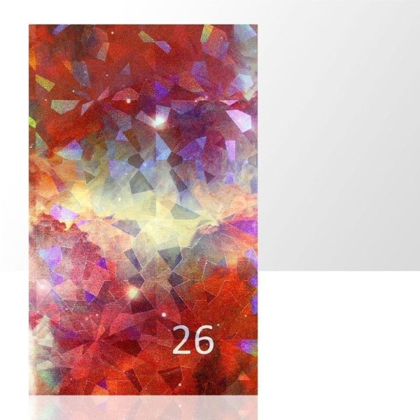 Nagel folie - Laser effect - 047 - 87 Multicolor
