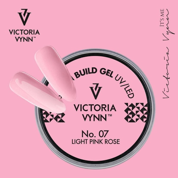 Victoria Vynn - Builder 15ml - Light Pink Rose 07 - Gelé Ljusrosa