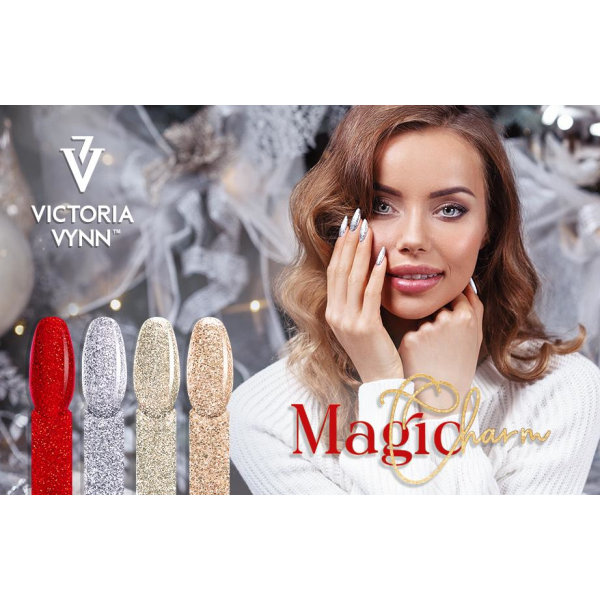 Victoria Vynn - Gel Polish - 304 Glamour in Gold - Gellack Guld