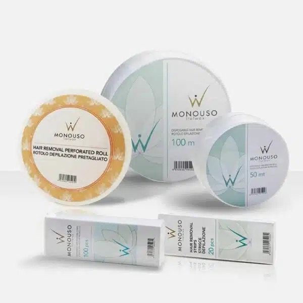 100m Depilations remsa för vaxning - Italwax - Monouso White