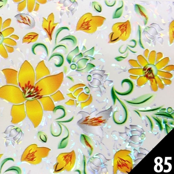Nagelfolie / folie - för nageldekorationer - #085 - 100 cm multifärg