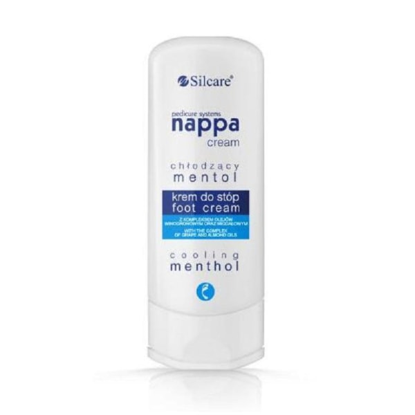 Nappa kräm - Pedikyr system - Kylande mentol - 110 ml Vit