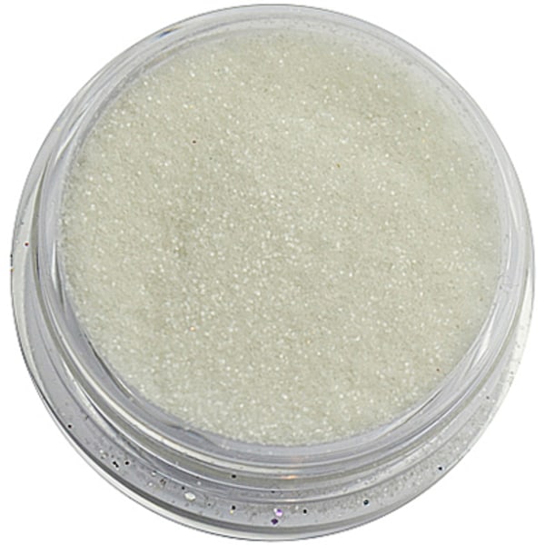 Glitter Crystal clear white - Hex - 0,2 mm