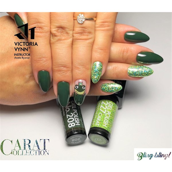 Victoria Vynn - Gel Polish - 227 Emerald Diamond - Gellack Grön