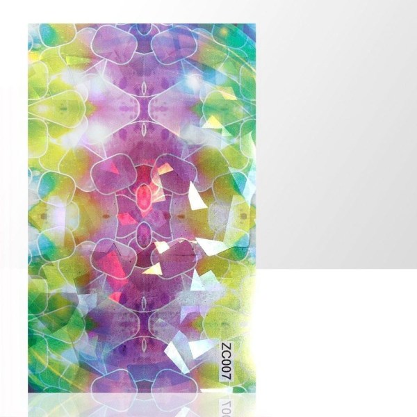 Nagel folie - Laser effect - 002 - 183 Multicolor