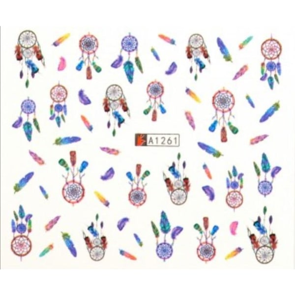 Vesitarrat - Unensieppaajat ja höyhenet - A1261 - Kynsille Multicolor
