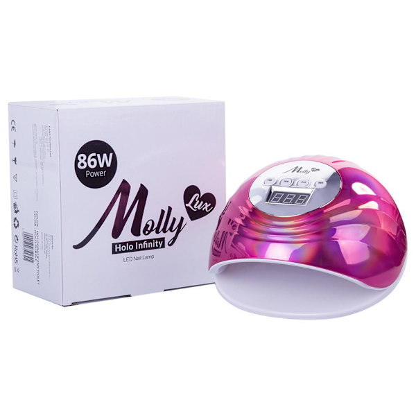 UV/LED 86W - Nagellampa - Mollylux Infinity - Rosa Rosa
