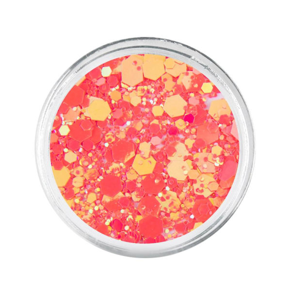 Glitter - Hexagon - Primavera - 06 Salmon