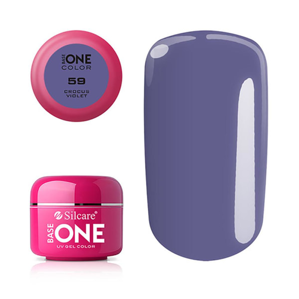 Base one - Väri - UV-geeli - Crocus Violet - 59 - 5 grammaa Purple