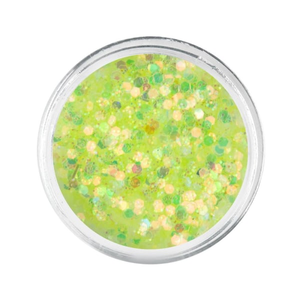 Nagelglitter - Wink Effect - Hexagon - 30 Limegrön