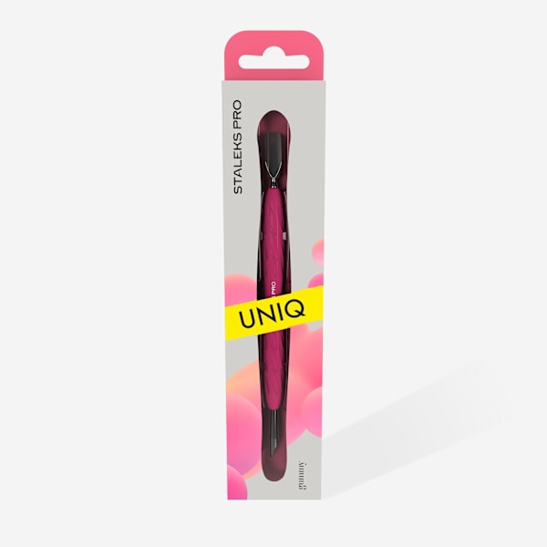 Staleks Nagelbandspusher - UNIQ - PQ-10/2 Metall utseende
