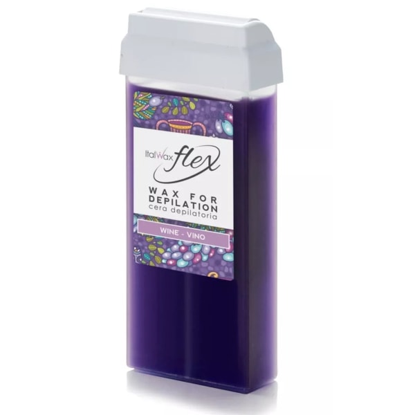 100g Wine - Roll on vax - Flex - Italwax Lila