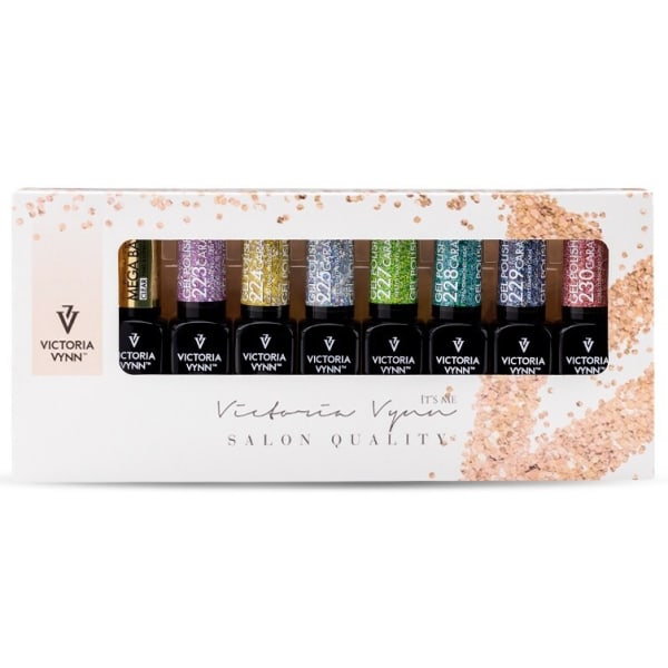 Victoria Vynn - Carat Collection - 8 pakkaus - Geelilakkaus Multicolor