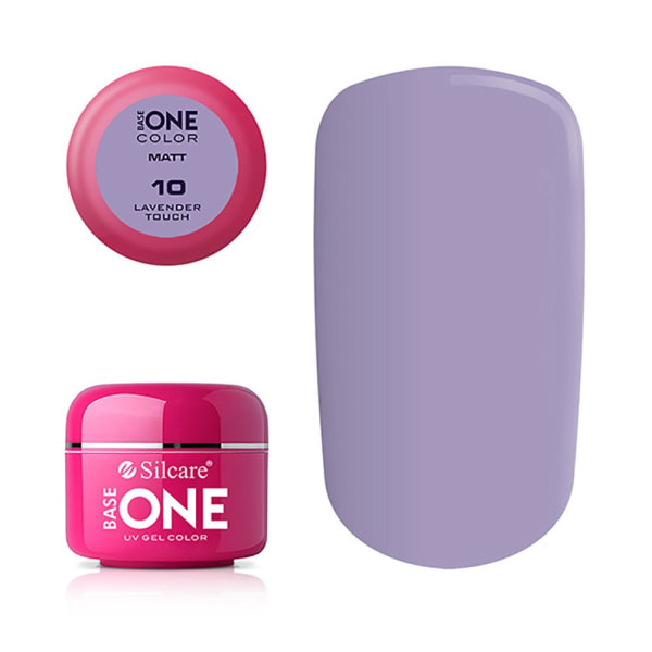 Base One - UV-geeli - Matta - Lavender Touch - 10 - 5 g Purple