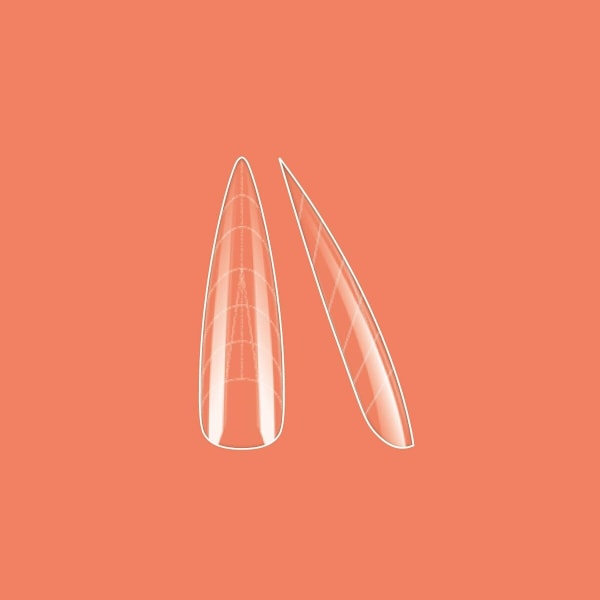 Silikonmallar / Tippar - Dual form - Almond 120st - Victoria Vynn Transparent